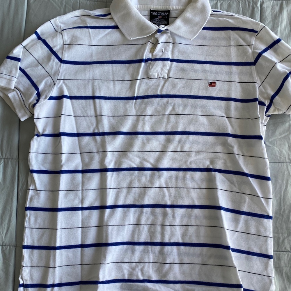 💖3/$20  Striped Ralph Lauren Polo!
